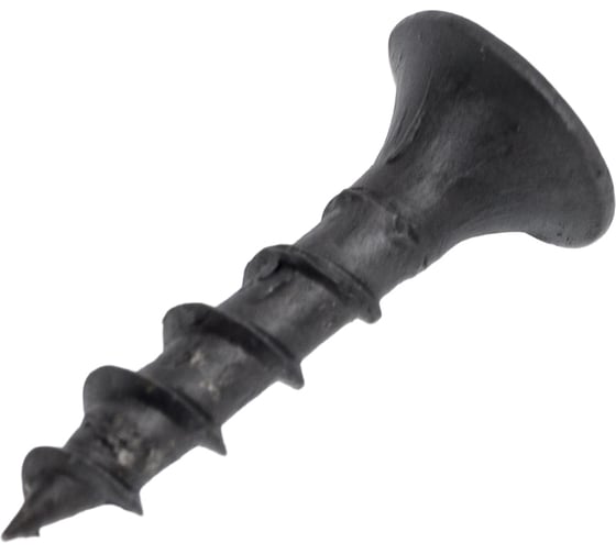 Саморез Качественный КРЕПЕЖ 3,5х19 потай. крупная резьба, оксид 1 кг 0502003 КЧ