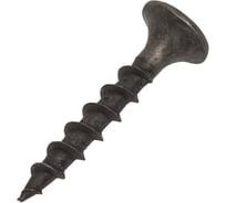 Саморез Качественный КРЕПЕЖ 3,5х25 потай. крупная резьба, оксид 1 кг 1000801 КЧ