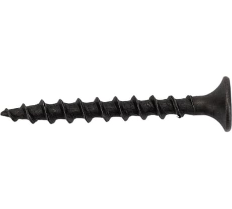 Саморез Качественный КРЕПЕЖ 3,5х35 потай. крупная резьба, оксид 1 кг 1000805 КЧ