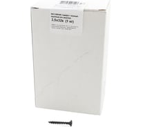 Саморез крепежная техника черный 3,5х32к 1 кг 530206 ВЕС