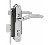 Врезной замок НОРА-М N23-70 Л хром 9320