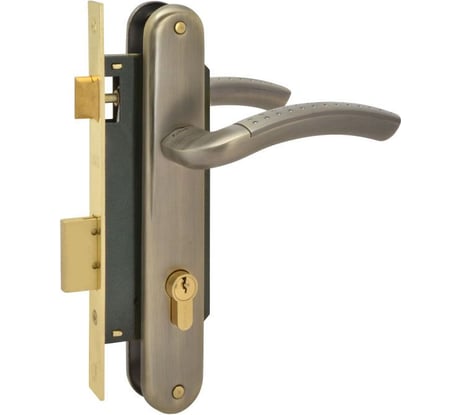 Врезной замок НОРА-М N96-85 К ст.бронза 8286