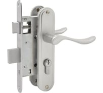 Врезной замок НОРА-М 124-55 мм хром 9773