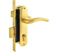 Врезной замок НОРА-М 125-70 мм золото 14826