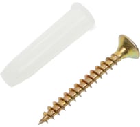 Набор белый дюбель VIPкрепеж 40 шт. 31562 VIP