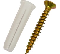 Набор белый дюбель VIPкрепеж 120 шт. 41562 VIP