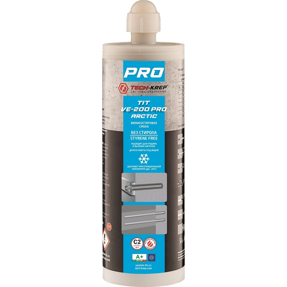 Купить Химический анкер Tech-Krep PRO TIT VE-200 PRO ARCTIC 400 мл ...
