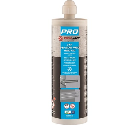 Химический анкер Tech-Krep PRO TIT VE-200 PRO ARCTIC 400 мл 155865