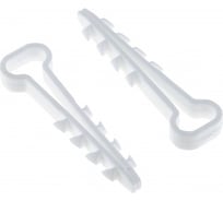 Дюбель-хомут для плоского кабеля EKF 5-8 мм белый 100 шт. plc-nccf-5x8w