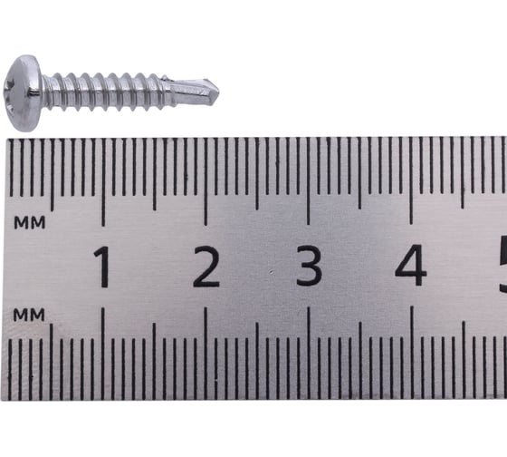 Саморез RMG потайной, сверло, DIN 7504Р нерж. сталь (А2) 3,9x19 (3000 шт) СПСВ-7504Р-039-0019-03000