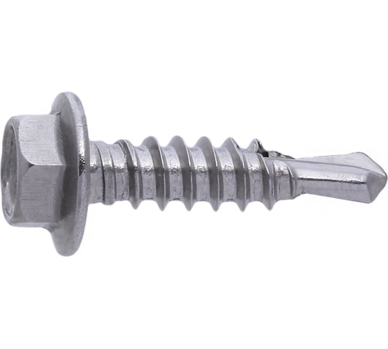 Саморез RMG шестигранный, сверло, DIN 7504К нерж. сталь (А2) 3,9х16 (2000 шт) СПСВ-7504Р-039-0016-02000