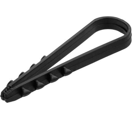 Дюбель-хомут для круглого кабеля TDM ELECTRIC ДХК-10 5-10 мм нейлон черный 100 шт. SQ0539-0002