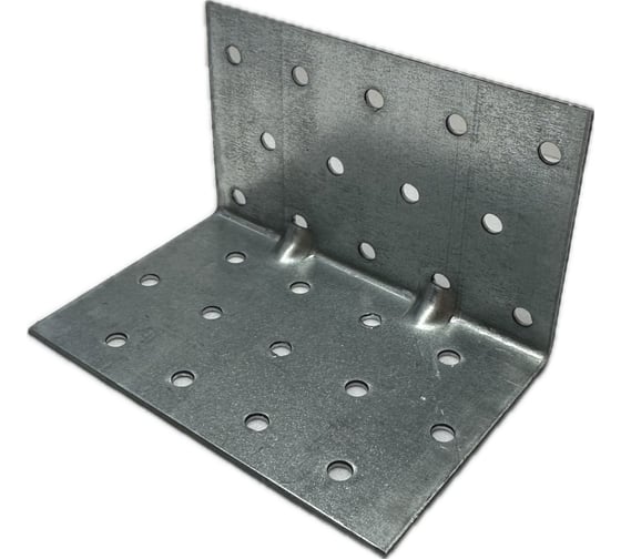 Уголок BILTI с двойным усилением, 50x50x50 мм, 25 шт. Б-УДВ-50*50*50-Х326