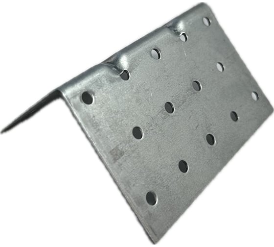 Уголок BILTI с двойным усилением, 50x50x50 мм, 50 шт. Б-УДВ-50*50*50-Х328