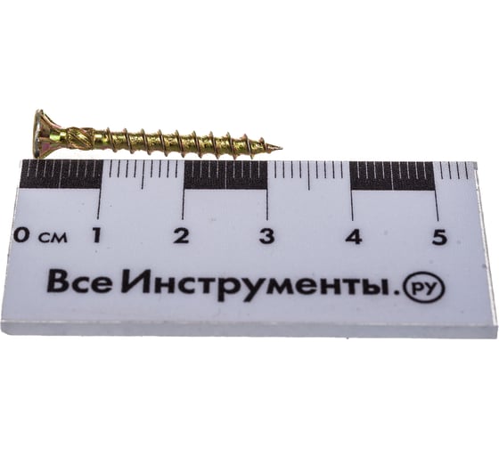 Саморез по дереву HIMTEX проф. желт. потай Torx 15, 3,5x30, 500 шт. 03530Fh