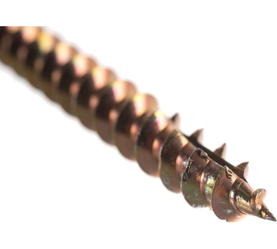 Саморез по дереву HIMTEX проф. желт. шестигранная голова Torx 50, 12x300, 25 шт. 12300Hh