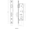 Врезной замок PALIDORE 20323-35 pc, хром блестящий 98761350 2