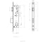 Врезной замок PALIDORE 30116-25/92 pc, хром блестящий 98761327 2