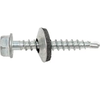 Кровельный саморез Kenner цинк, с шайбой EPDM, PT-3, 4,8x35, фасовка 250 шт. ск4835ф