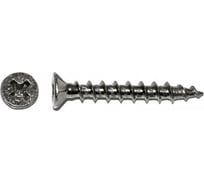 Оконный шуруп Kenner крупная резьба, белый цинк, 4,1x25 Kn, фасовка 1000 шт. ош425ф