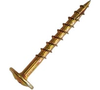 Отделочный саморез HIMTEX проф. Wood-Plate желт. тарельчатая голова 3,8х25, 1000 шт. 3825WPH