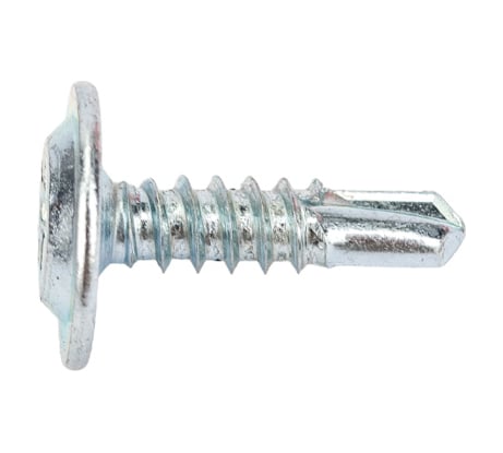 Саморез с прессшайбой HIMTEX для листов металла до 5 мм, с усил. св., PH2, 4,2х16, 1000 шт. 4216МSD