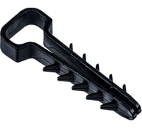 Дюбель-хомут IEK 6x12 мм, для плоского кабеля, нейлон, черный, 25 шт. UDH14-06-12-025-K02