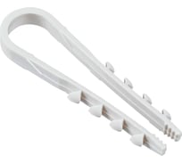 Дюбель-хомут IEK 5-10 мм, для круглого кабеля, нейлон, белый, 25 шт. UDH13-05-10-025-K01