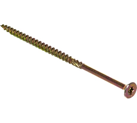 Саморез по дереву HIMTEX проф. желт. потай Torx 25 5x120 100 шт. 05120Fh