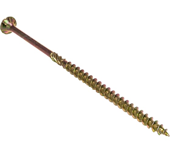 Саморез по дереву HIMTEX проф. желт. потай Torx 25 5x120 100 шт. 05120Fh