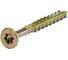 Саморез по дереву HIMTEX проф. желтые потай Torx 30 6x100 100 шт. 06100Fh 2