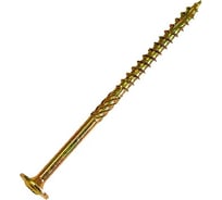 Саморез по дереву HIMTEX проф. желт. тарельчатая голова Torx 40 8x320 50 шт. 08320Wh