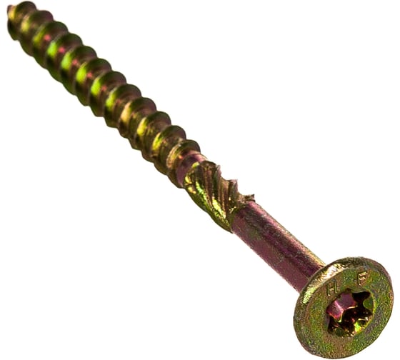 Саморез по дереву HIMTEX проф. желт. потай Torx 25 5x70 200 шт. 05070Fh