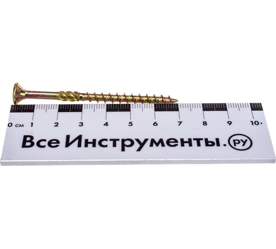 Саморез по дереву HIMTEX проф. желт. потай Torx 25 5x70 200 шт. 05070Fh