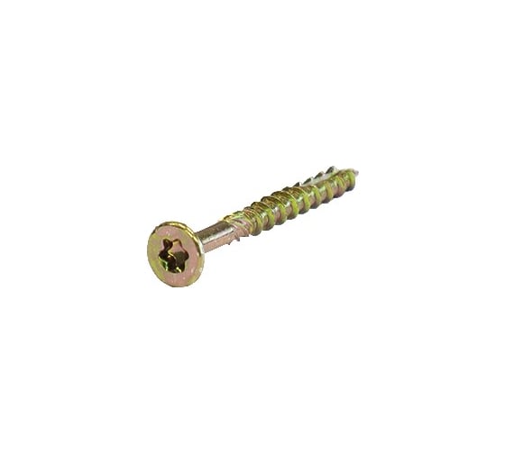 Саморез по дереву HIMTEX проф. желт. потай Torx 25 4,5x45 200 шт. 04545Fh