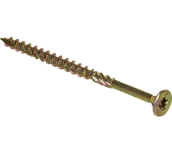 Саморез по дереву HIMTEX проф. желт. потай Torx 25 5x80 200 шт. 05080Fh