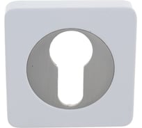 Накладка на цилиндр Ренц суп.бел./ник.бл.КВ INET 02 SW/SN
