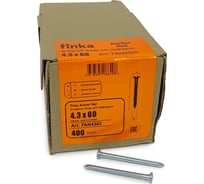 Гвоздь для перфорации Finka Anchor Nail 4.3x60 мм, цинк, 400 шт. FAN4360