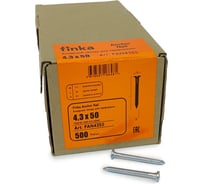 Гвоздь для перфорации Finka Anchor Nail 4.3x50 мм, цинк, 500 шт. FAN4350