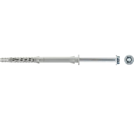 Фасадный дюбель с шурупом Tecfi шлиц TORX, прессшайба 10x140 25 шт 147651