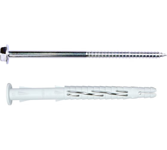 Фасадный дюбель с шурупом Tecfi шлиц TORX, прессшайба 8x100 35 шт 147648