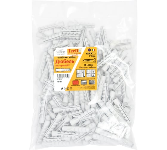 Распорный дюбель Tecfi AX 10x50 150 шт 147461