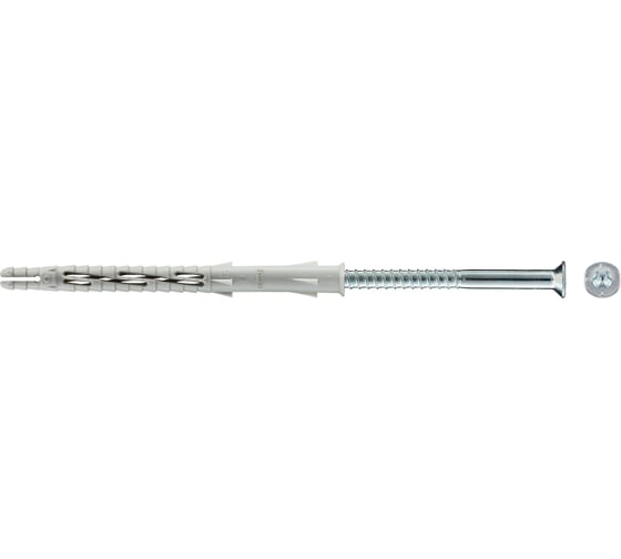 Фасадный дюбель с шурупом Tecfi потайная головка, шлиц TORX 8x100 4 шт 147666