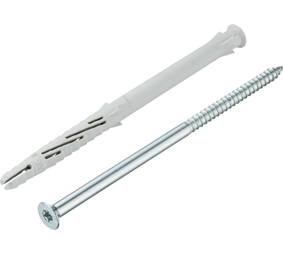 Фасадный дюбель с шурупом Tecfi потайная головка, шлиц TORX 10x160 4 шт 147672
