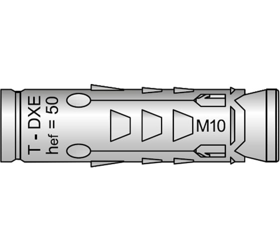 Анкер гильза Tecfi DXE ZN М6 30 шт 147578