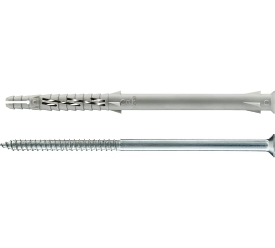 Фасадный дюбель с шурупом Tecfi потайная головка, шлиц TORX 10x160 25 шт 147665