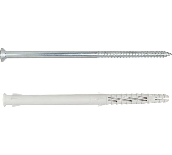 Фасадный дюбель с шурупом Tecfi потайная головка, шлиц TORX 10x160 25 шт 147665