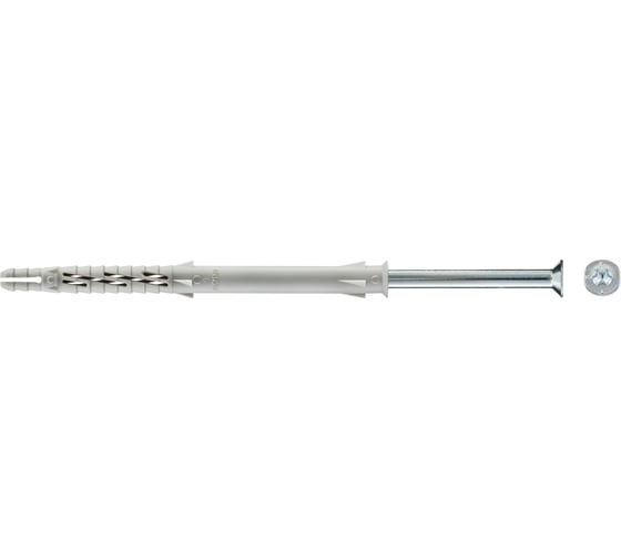 Фасадный дюбель с шурупом Tecfi потайная головка, шлиц TORX 10x140 4 шт 147671