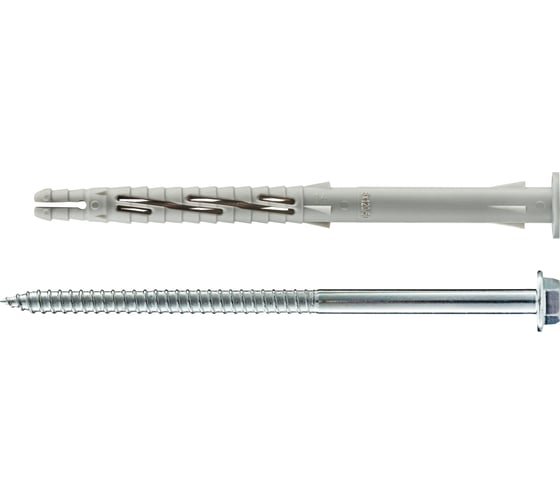 Фасадный дюбель с шурупом Tecfi шлиц TORX, прессшайба 8x120 4 шт 147654