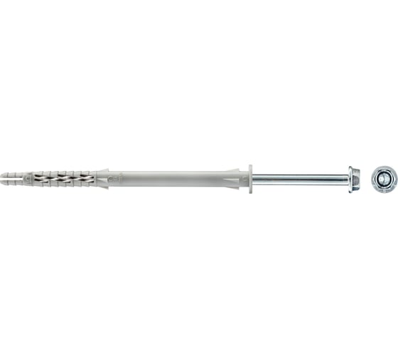 Фасадный дюбель с шурупом Tecfi шлиц TORX, прессшайба 10x160 25 шт 147652